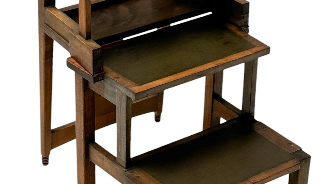 Jac. van den Bosch 't Binnenhuis Art Deco Library Chair or Library Steps, 1916